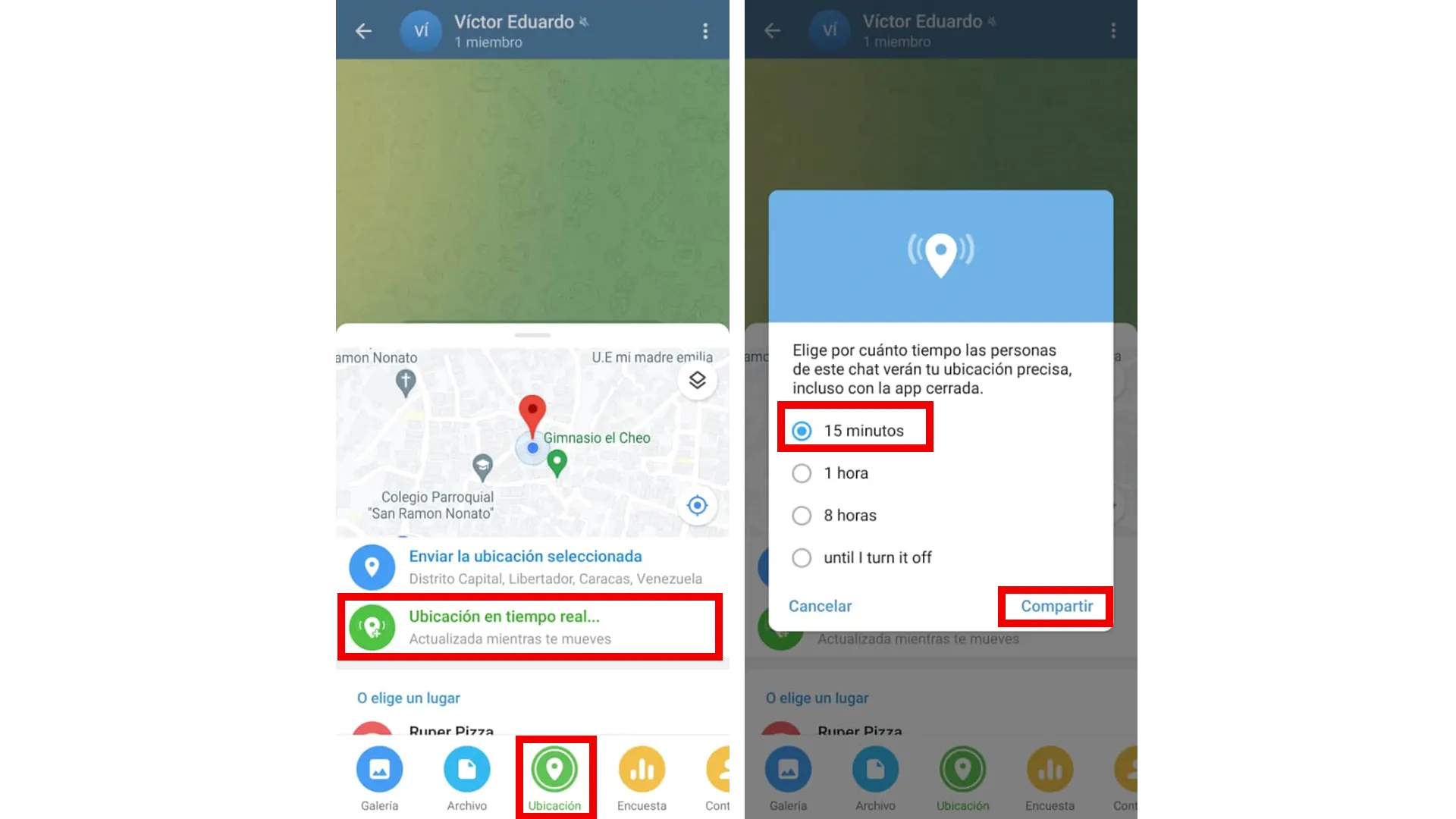 Cómo compartir ubicación en Telegram, image size:1920x1080