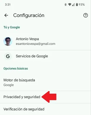 Seguridad de Google