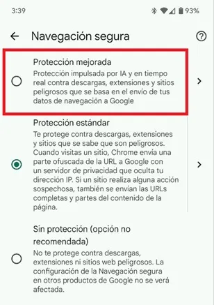 Mejorar navegación