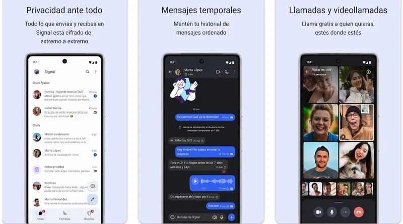 App de mensajería