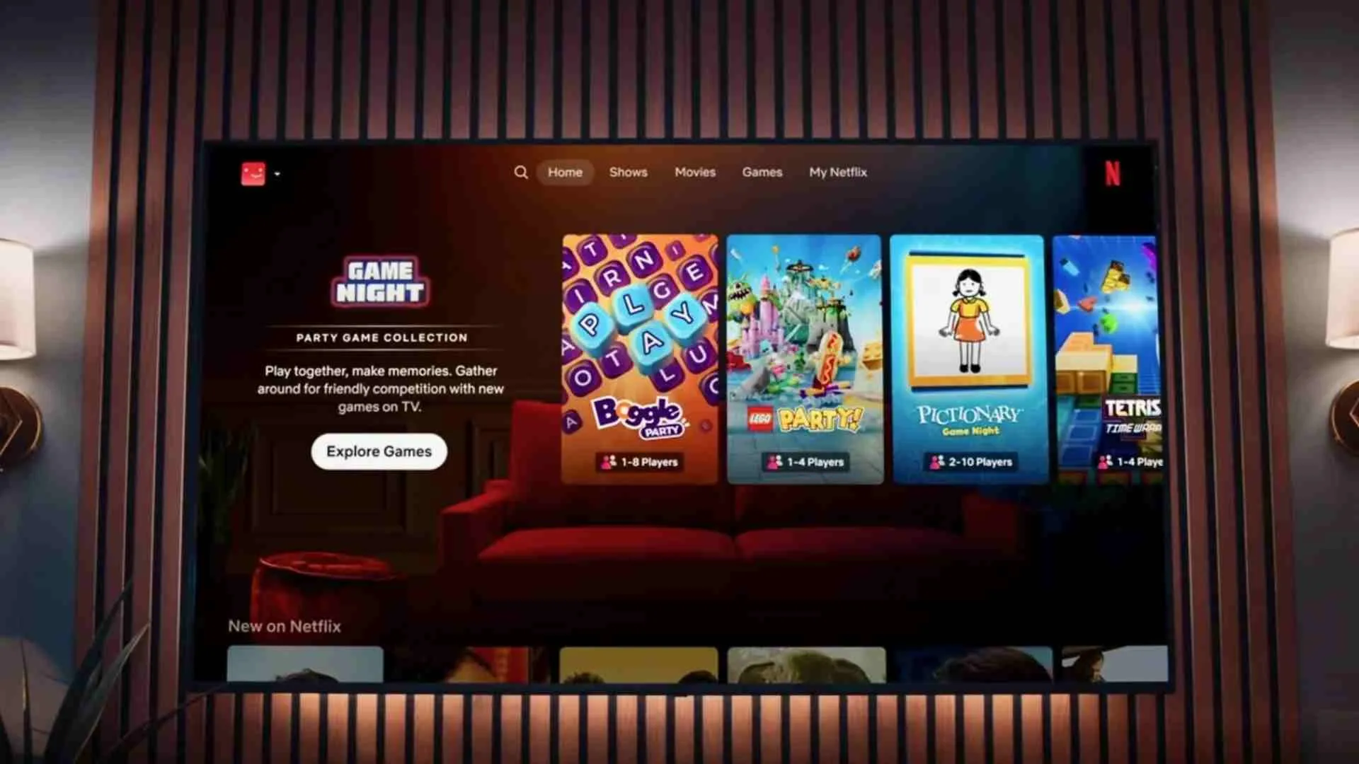 netflix juegos televisor