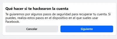Cómo recuperar contraseña y cuenta de Facebook si ha sido hackeada