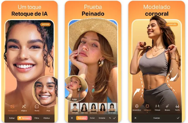 Airbrush app para tomar mejores selfies