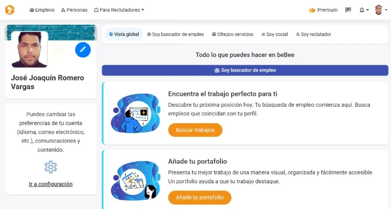 Red social BeBee para encontrar empleo