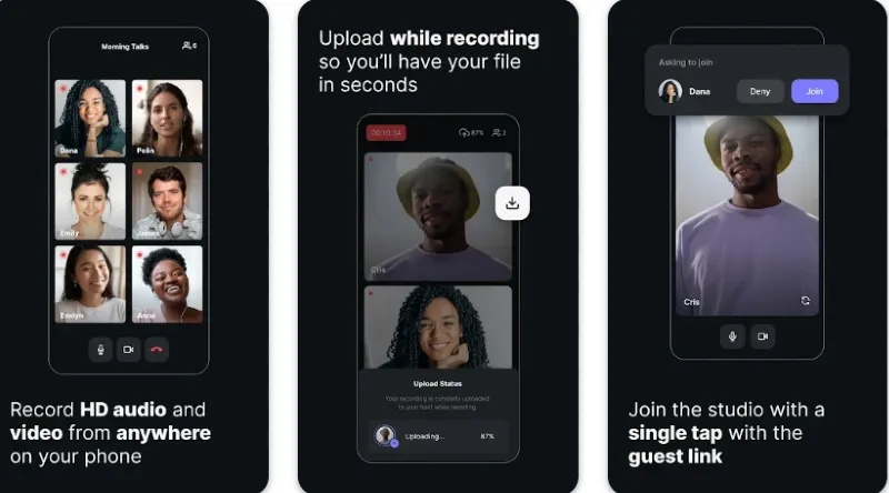 Riverside apps para grabar videopodcast