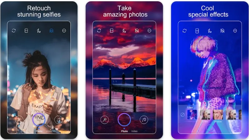 Sparkle-Camera app para tomar mejores selfies