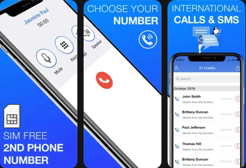 2nd Line app para tener una segunda línea de teléfono en el móvil