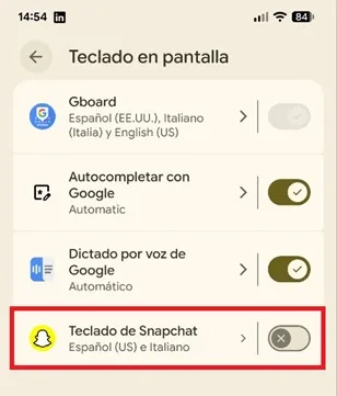 Teclado de Bitmoji