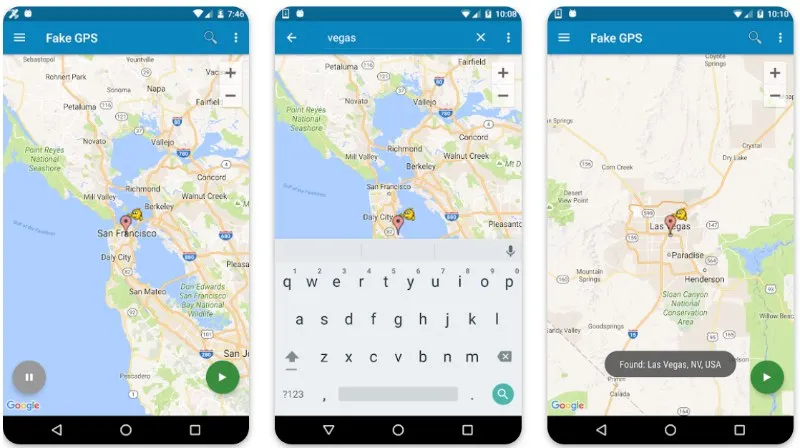 Fake GPS location app para falsear ubicación GPS