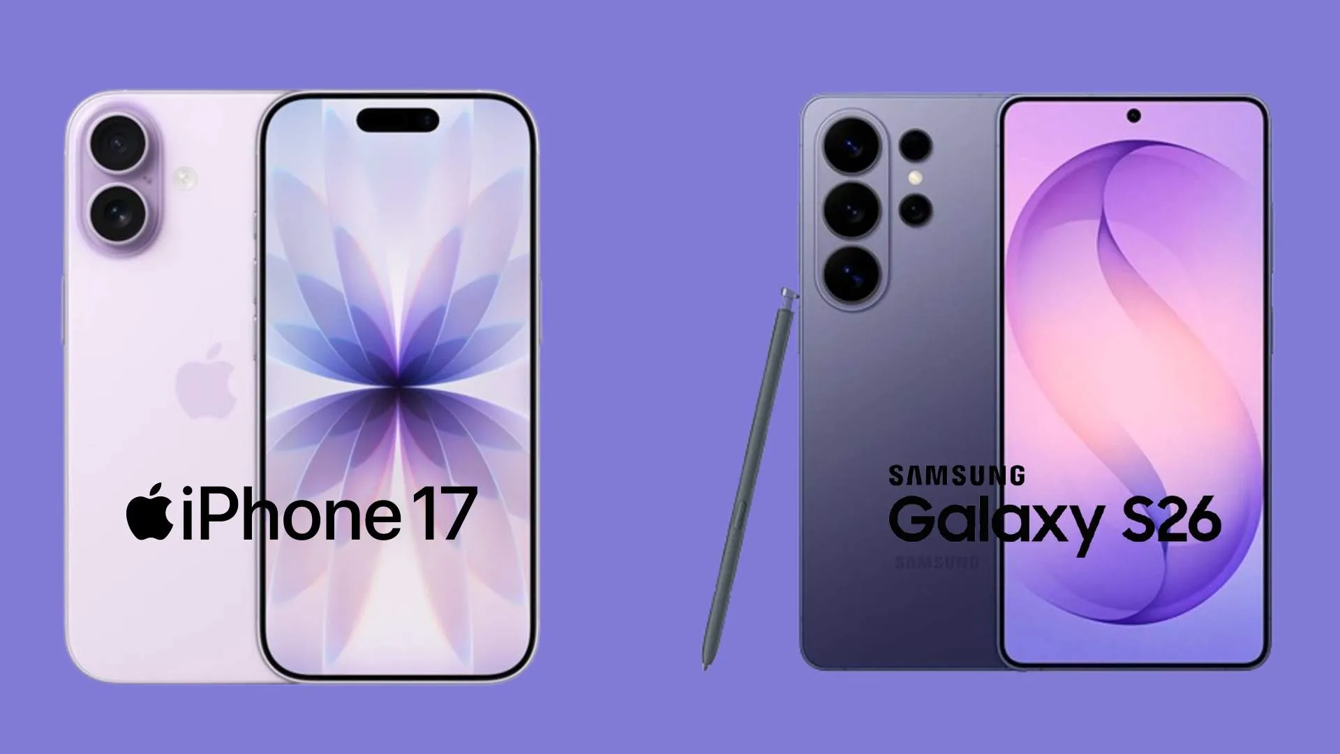 Comparativa entre el Samsung Galaxy S26 y el iPhone 17