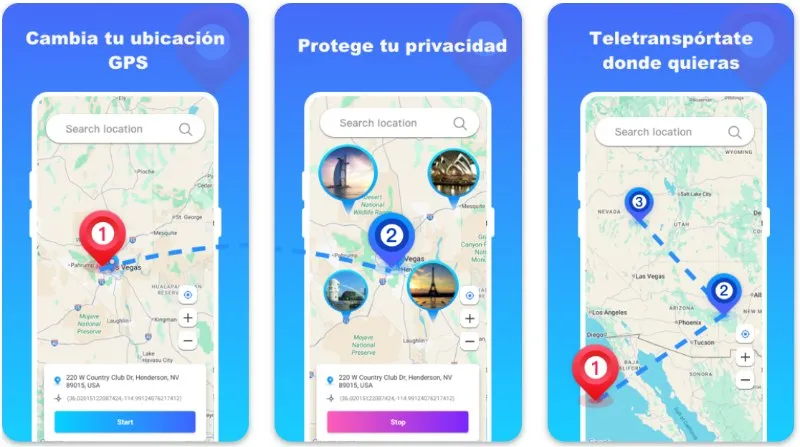 GPS falso app para falsear ubicación GPS