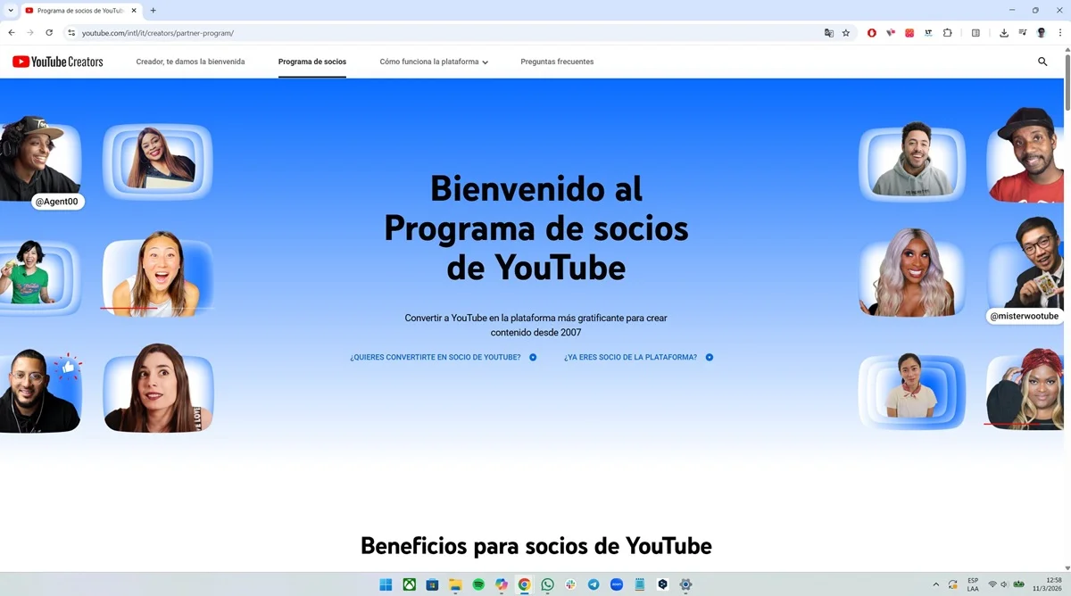 Socios de YouTube