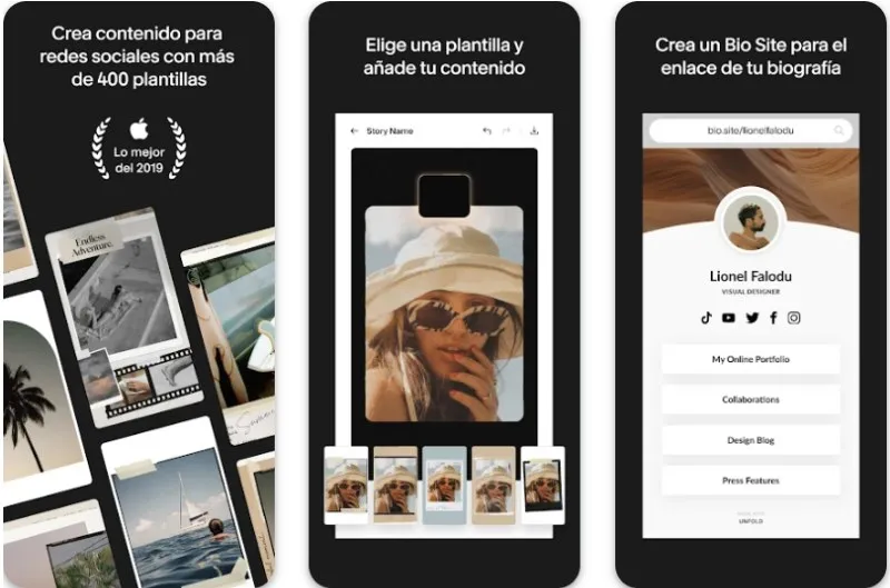 Unfold app para fotógrafos y apasionados a la fotografía