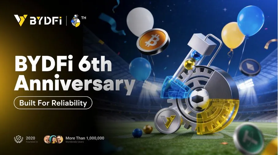 aniversario BYDFi exchange