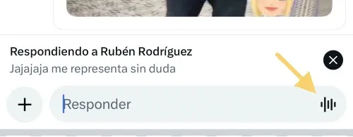 responder dm twitter audio