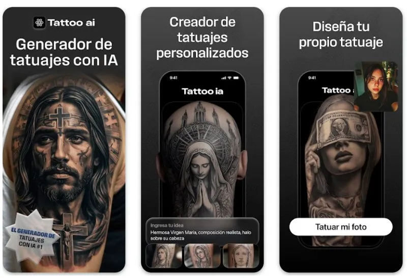 Tattoo AI app para ver cómo te lucen antes de hacértelo
