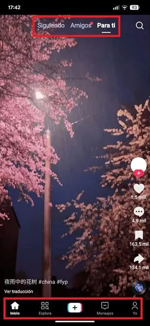 Funciones de TikTok
