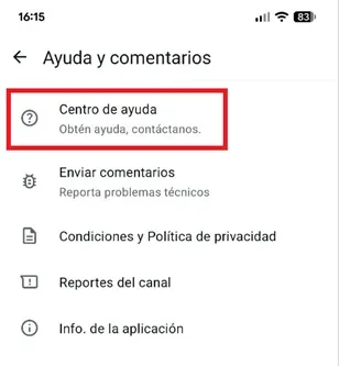 Ayuda de WhatsApp