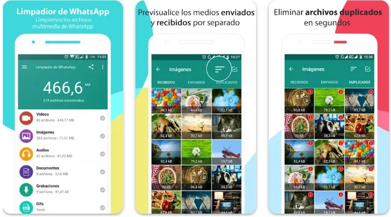 Limpiador WhatsApp app para limpiar WhatsApp