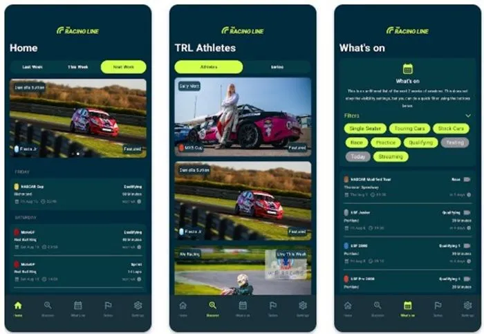Aplicaciones de competición de coches