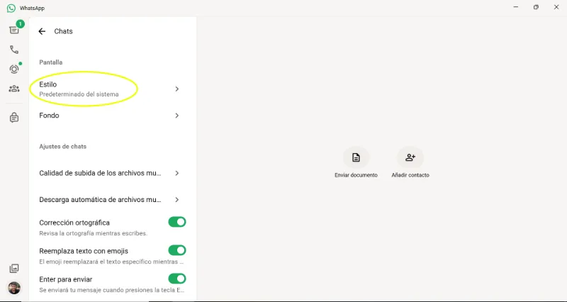 Cómo cambiar el estilo o apariencia de whatsApp en la web y ordenador