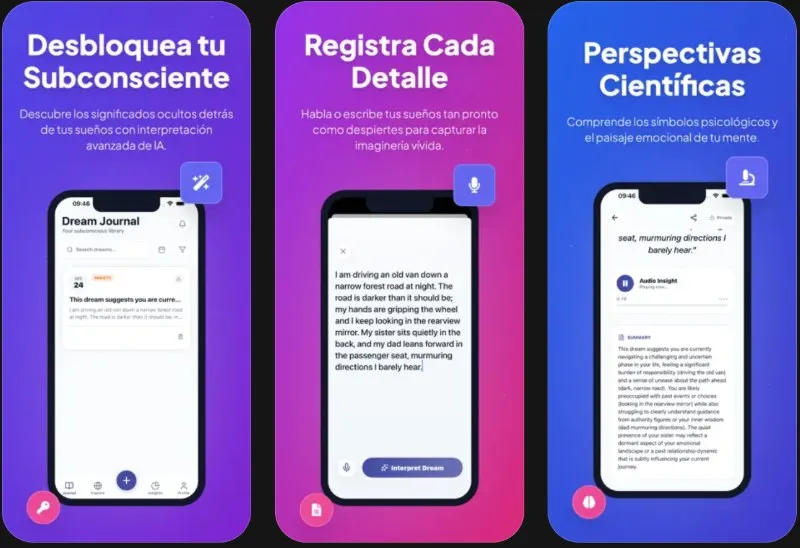 dream decoder diario sueños app para interpretar sueños