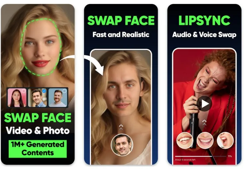 FaceSwap app para poner tu cara en películas famosas y crear deepfakes