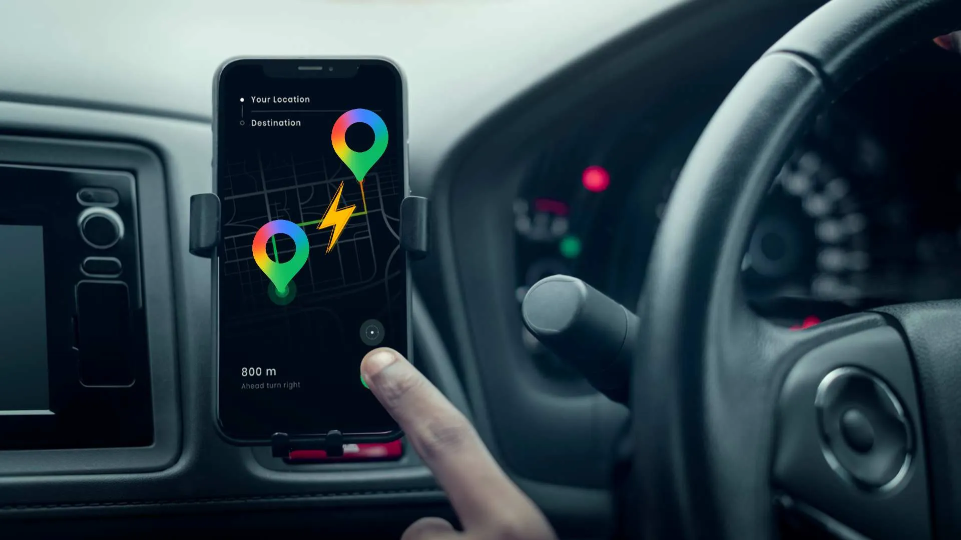 cómo encontrar estaciones de recarga eléctrica en Google Maps