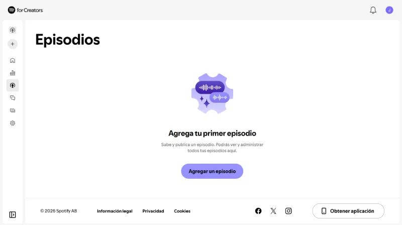 Dashboard spotify for creators