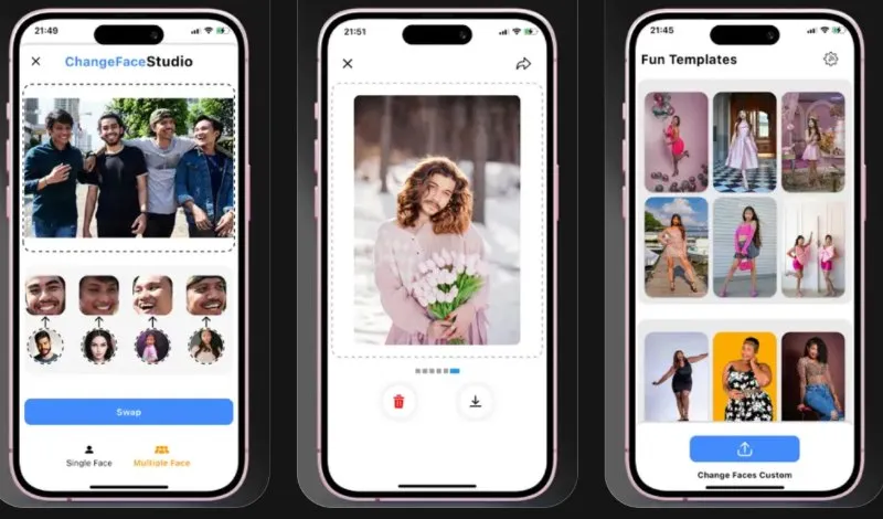Swapface AI app para poner tu cara en películas famosas y crear deepfakes