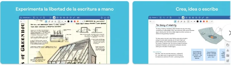 goodnotes app para escribir a mano en el móvil