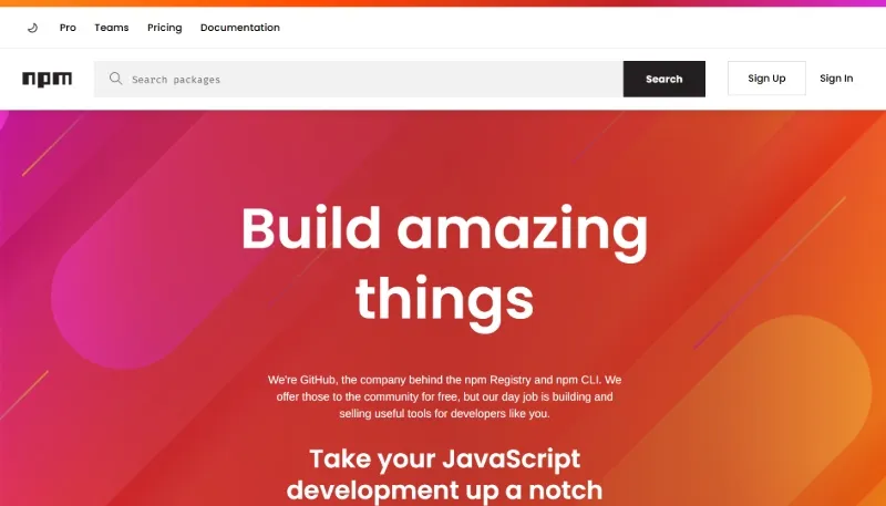npm herramienta web