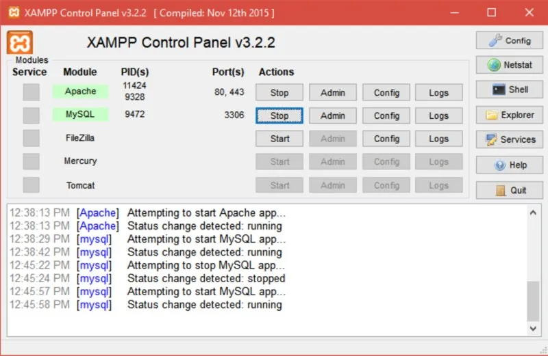 xampp herramienta web